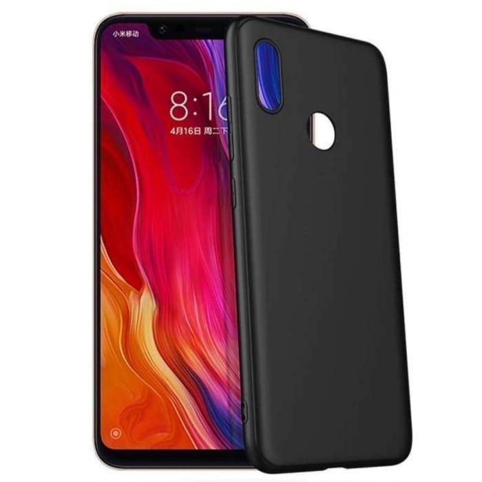 XIAOMI MI8 SE SOFTCASE MATTE BABYSKIN ULTRATHIN SILIKON BLACK