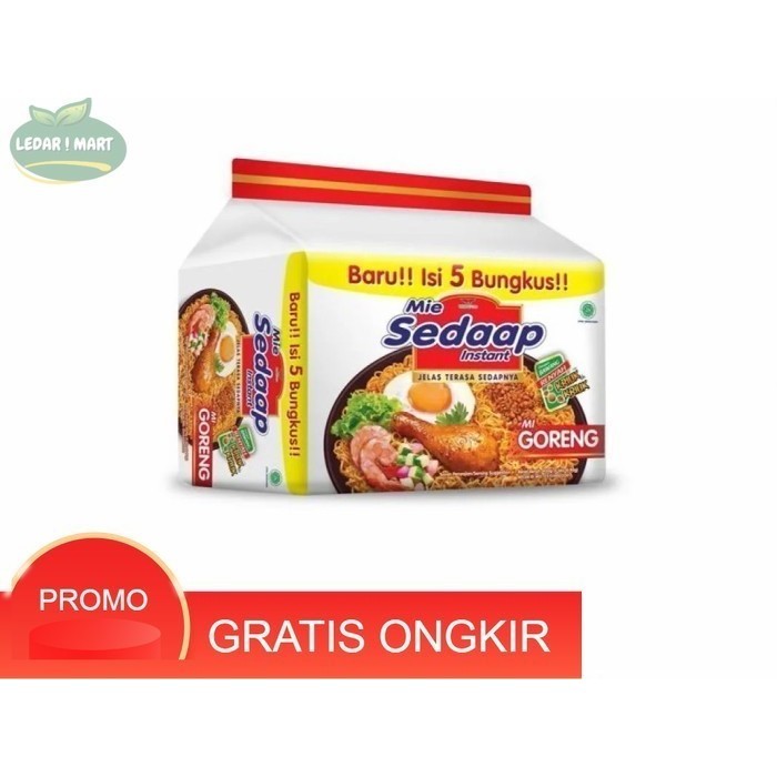 

Sedaap Mie Instan Goreng 5 pcs x 90 gram - Wings