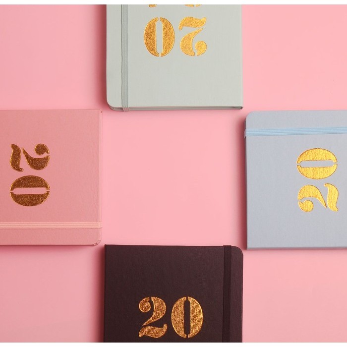 

bukuqu Weekly Planner Leather 2024 - Agenda Cover leather - Notebook - Sky Blue