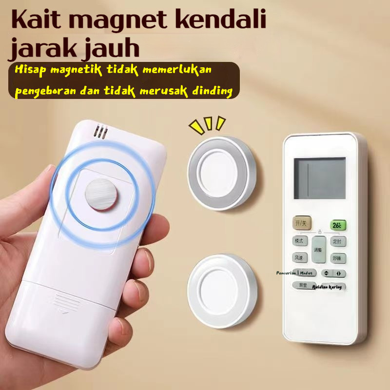 Kait Magnetik Kuat/Rak Penyimpanan Pengendali Jarak Jauh/Bingkai Magnet Bebas Pukulan/Router TV Kama