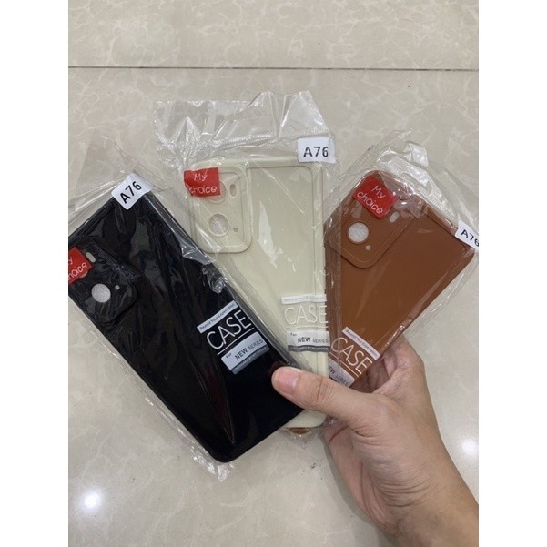 CASE BIG EYE OPPO A76 / CASE PELINDUNG KAMERA / CASE POLOS BERWARNA PELINDUNG CAMERA