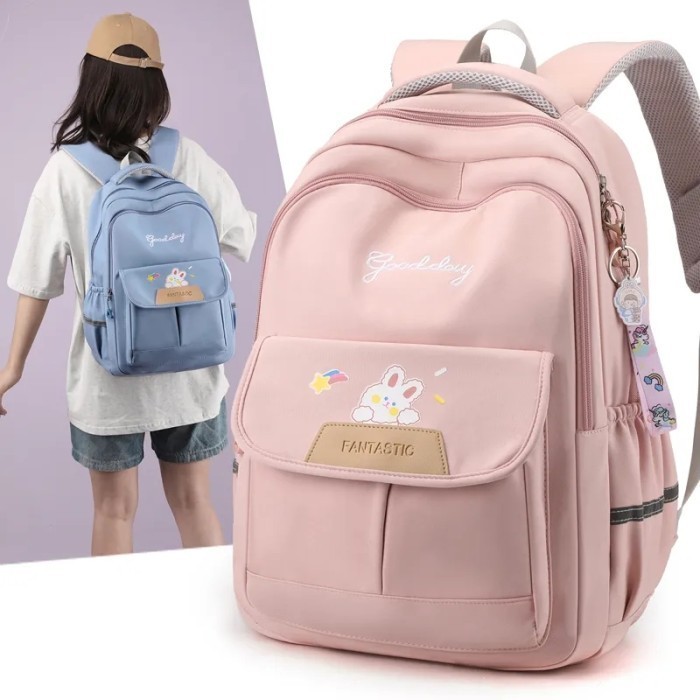Genesis Bag tas sekolah anak perempuan tas gambar kelinci tas anak sd smp