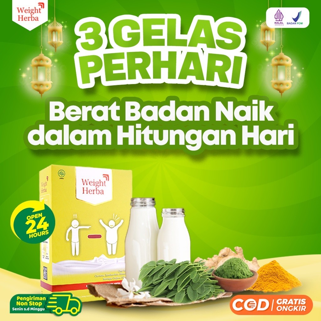

Weight Herba - Susu Etawa Terapi Turunkan Kadar Gula Darah Bantu Tambah Berat Badan & Protein Tubuh Nutrisi Penambah Protein