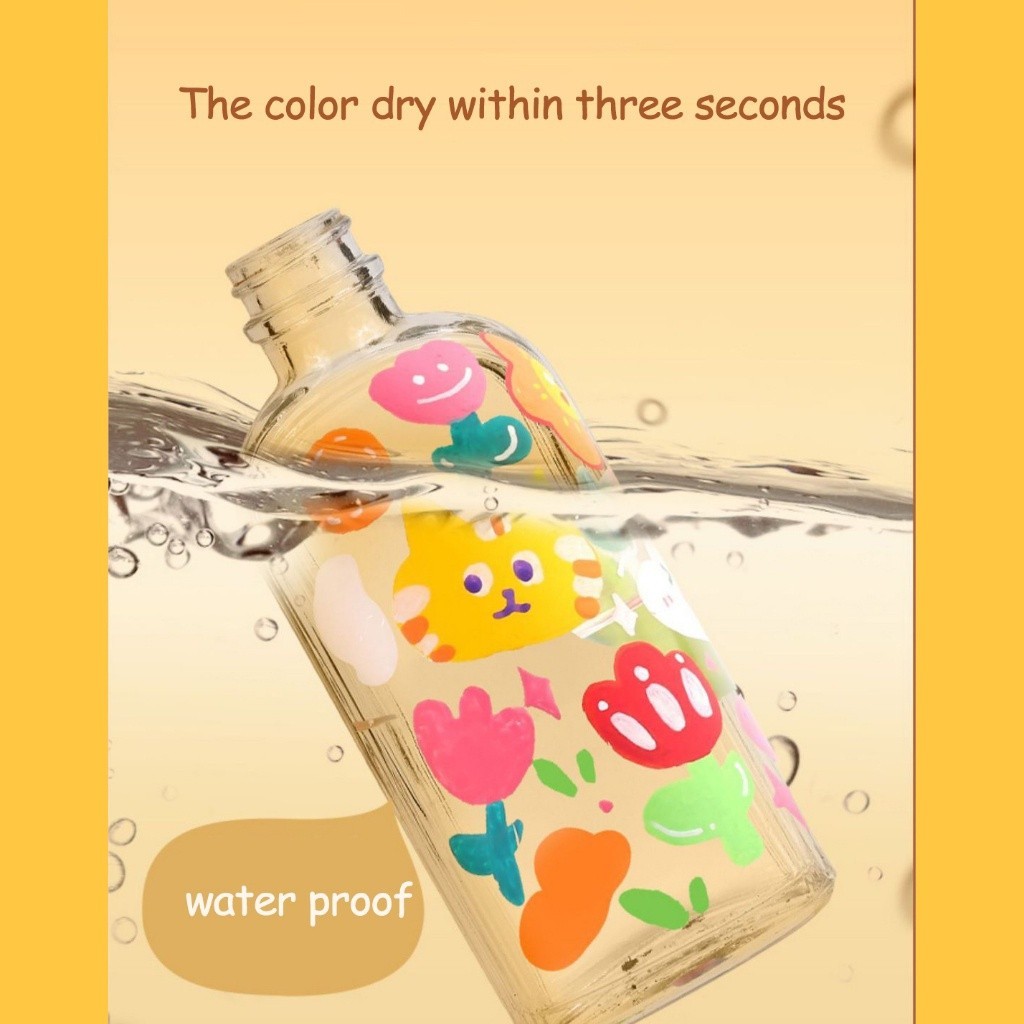 

RB Pen Akrilik Marker Warna Cepat Kering Tahan Air Spidol Acrylic Painter Menggambar Kreativitas