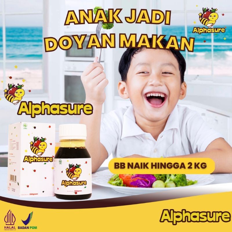 

Alphasure Madu Gemuk Anak – Multivitamin Nutrisi Penambah Nafsu Makan & Berat Badan