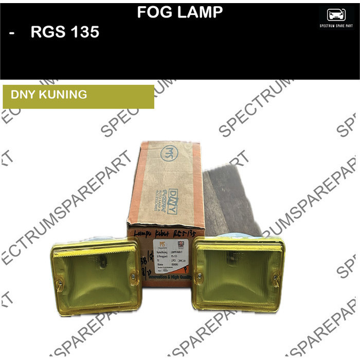 SEPASANG LAMPU KABUT FOG LAMP RAGASA 135 KUNING