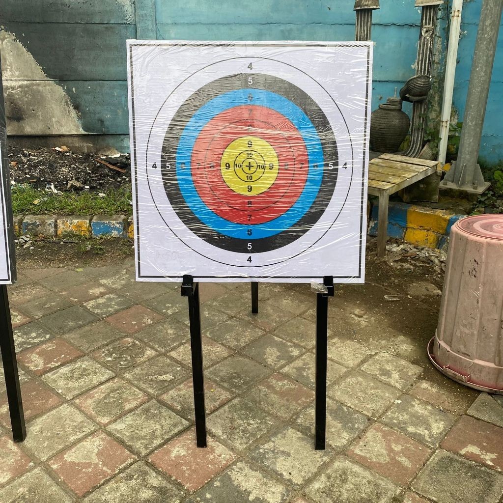 Standing Target Panahan Anak  Besi Kuat / Dudukan Target / Jagrak Panahan Besi / Dudukan Target Pana
