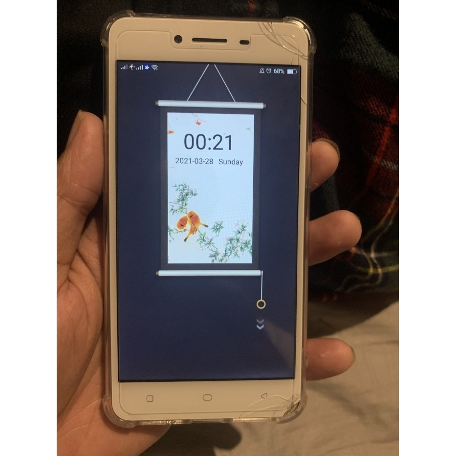 Hp android tangan pertama Oppo A37F + Charger