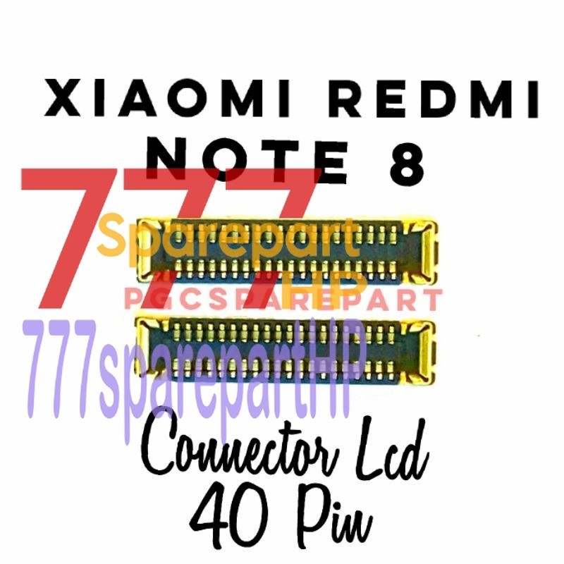 Original Connector Konektor LCD Xiaomi Redmi Note 8 (2019 dan 2021) - 777sparepartHP