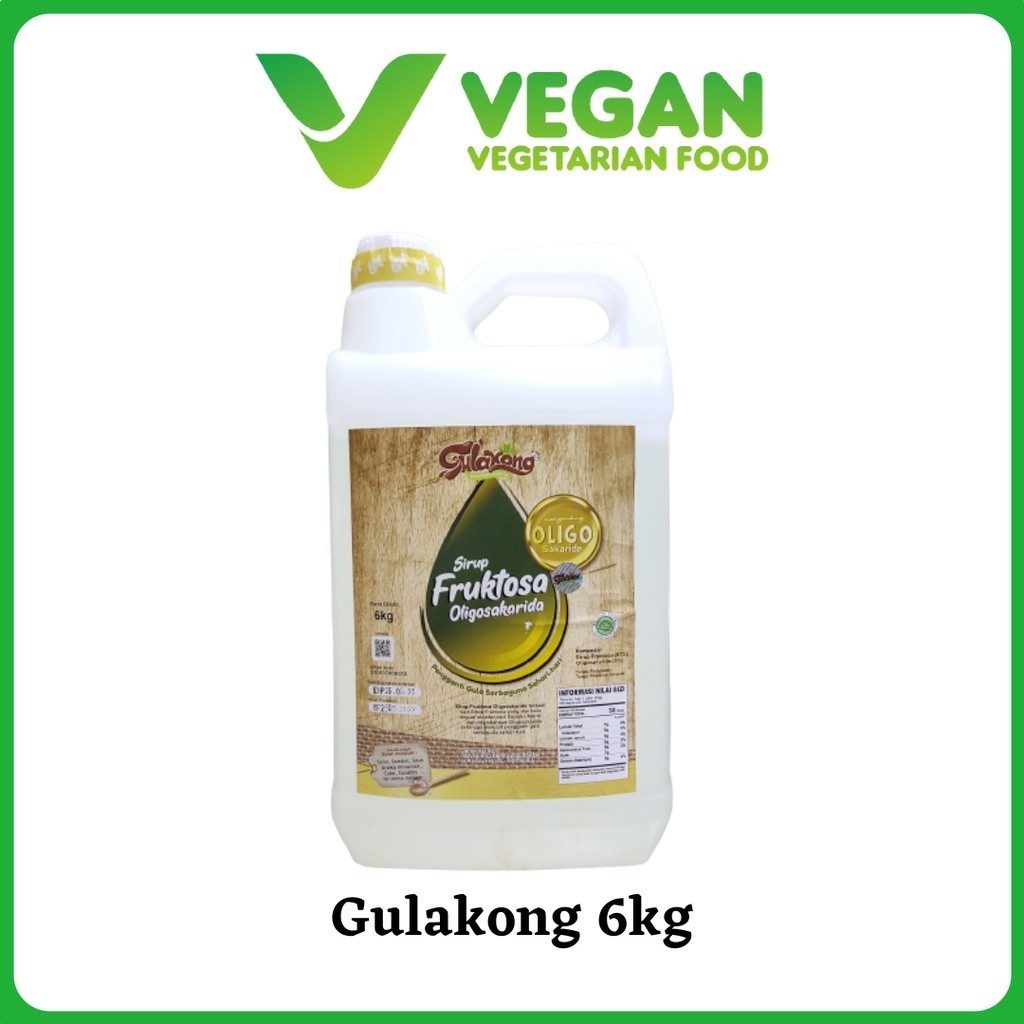 

Gula Singkong Cair 6 Kg / Gula Kong / Gula Sehat / Gulakong Jerigen