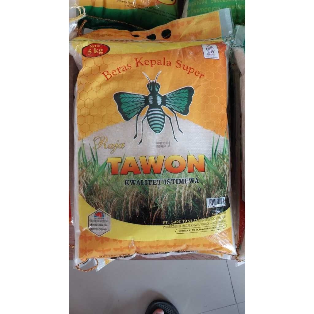 

Beras Kepala Super Raja Tawon Kuning 5 Kg