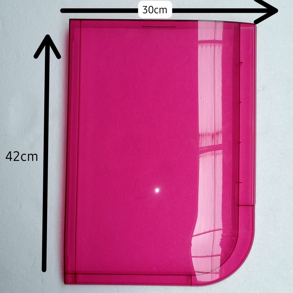 TUTUP COVER ATAS TABUNG WASH MESIN CUCI 2 TABUNG SHARP ES-T75NT ES T75NT-PK WARNA MERAH PINK