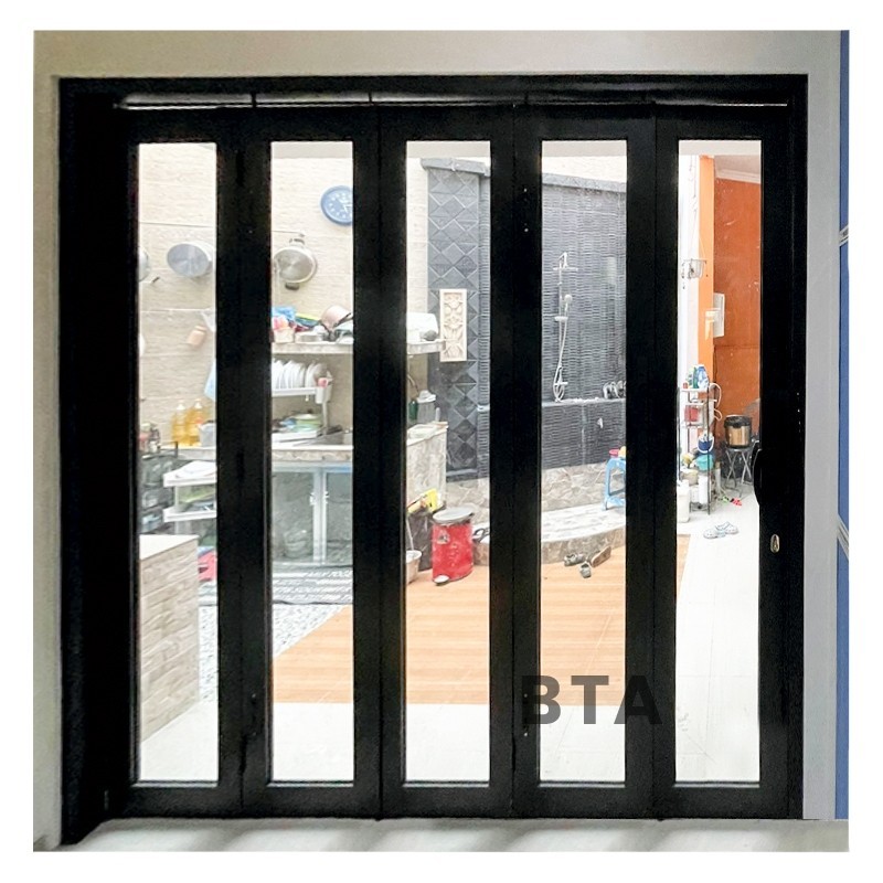 promo Pintu Jendela Lipat Kaca Aluminium Daun 5 Sliding Pintu Jendela Rumah Kamar Folding Doors Lipa