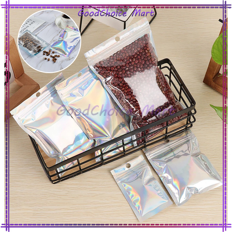 

Plastik Klip Alumunium Foil Silver Flat / Platik Klip Kemasan Aksesoris