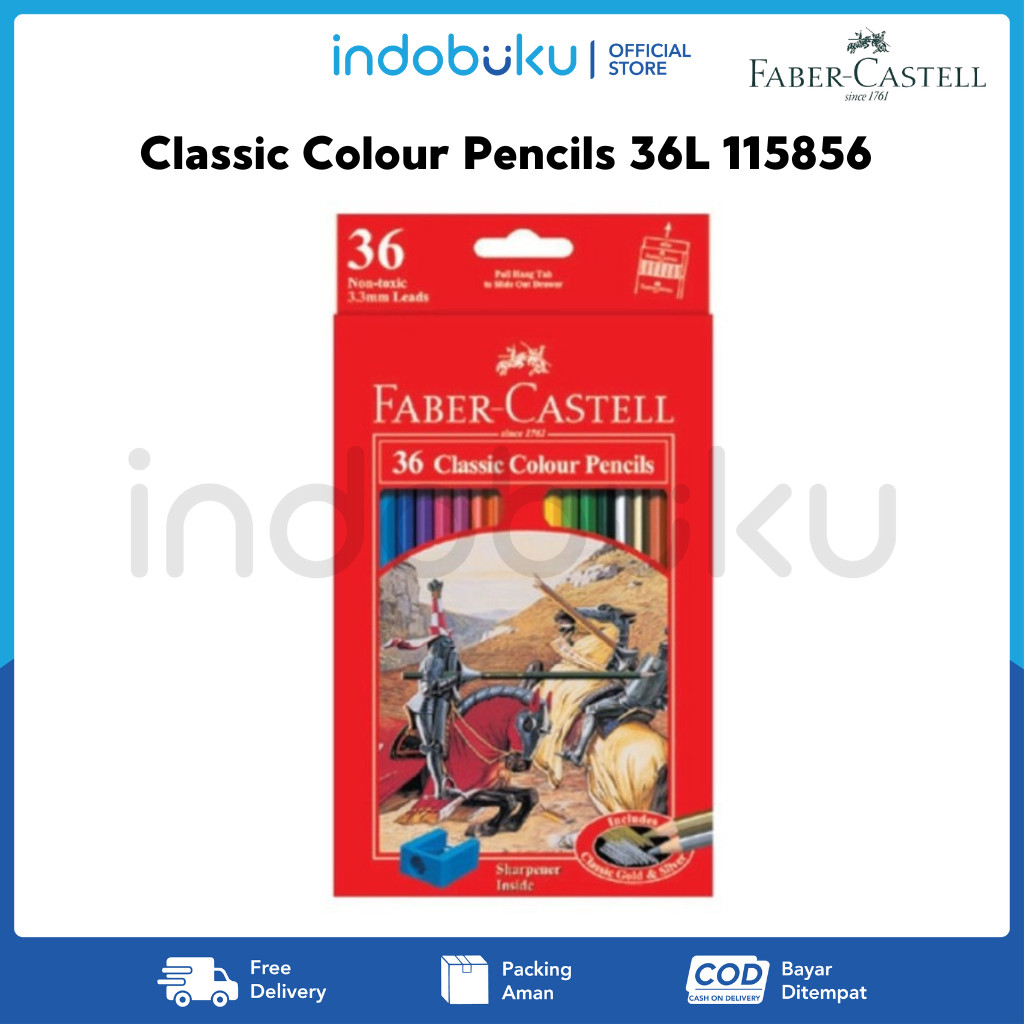 

Classic Colour Pencils 36 Long Faber-Castell 115856