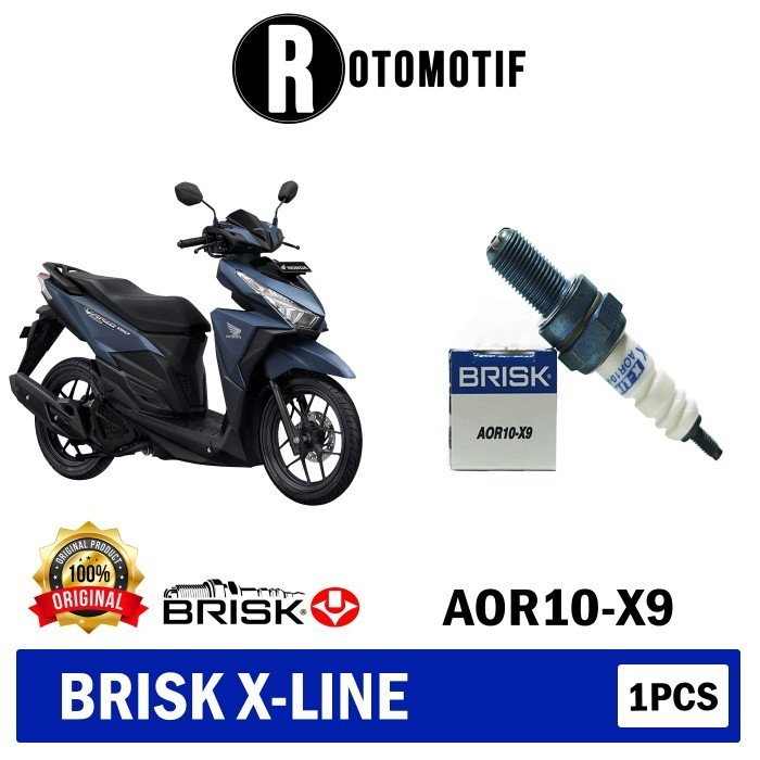 Busi Brisk Motor Vario Cbr Beat Sonic Brisk X line AOR10-X9