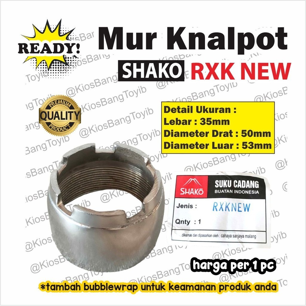 Mur Sambungan Tengah Knalpot RXK RX-KING NEW (Shako)