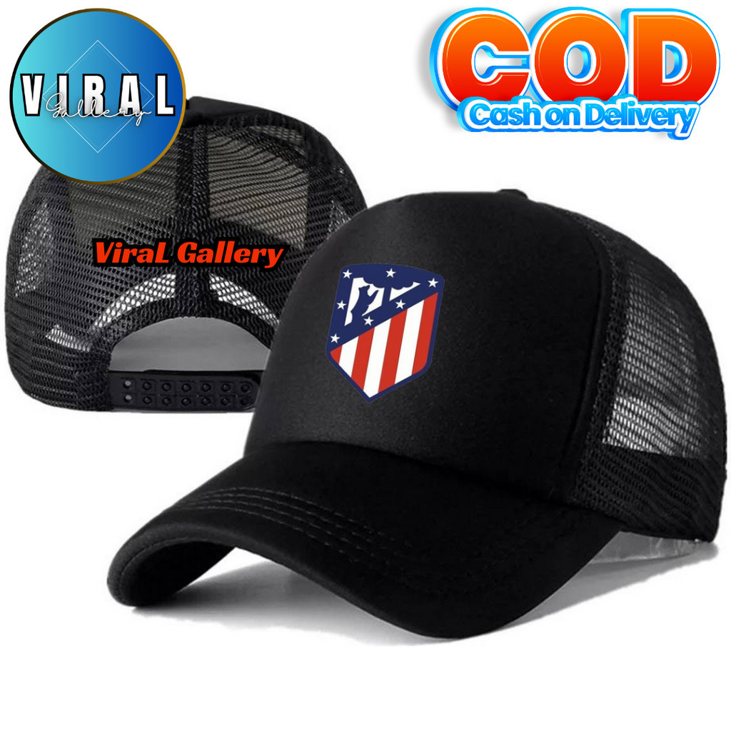 ViraL Gallery Topi Trucker ATLETICO MADRID - Topi Distro ATLETICO MADRID Logo - Topi ATLETICO MADRID