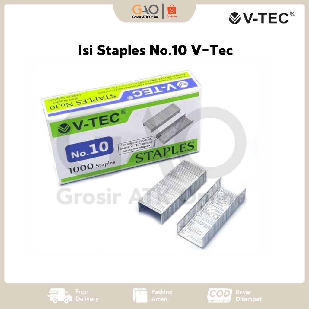 

Isi Staples No.10 V-Tec