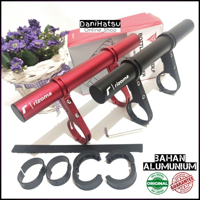 HOLDER HP OK DUDUKAN BOTOL MINUM STANG MOTOR PCX ADV BEAT SCOOPY GENIO - Dudukan Merah