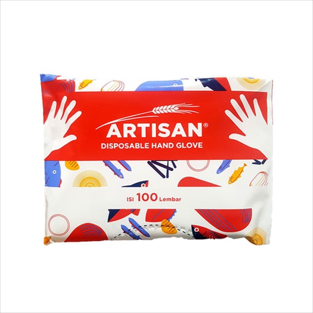ARTISAN Sarung Tangan Plastik 100 pcs Hand Glove