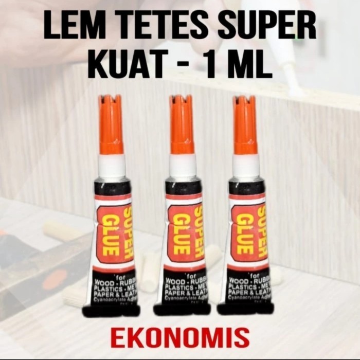 

Lem Setan Tetes Korea Super Instan Glue Kuat Serbaguna Epotec Perekat
