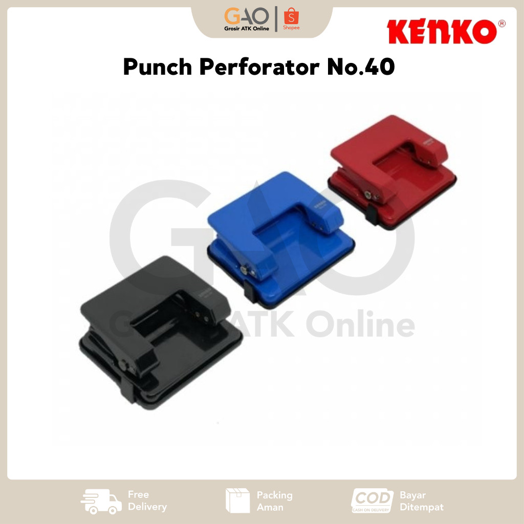 

Punch Kenko Perforator No.40 Pembolong Kertas Kenko