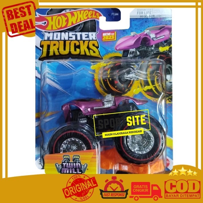 Hot Wheels Monster Trucks Twin Mill Treasure Hunt Diecast Ori Mattel -KA67