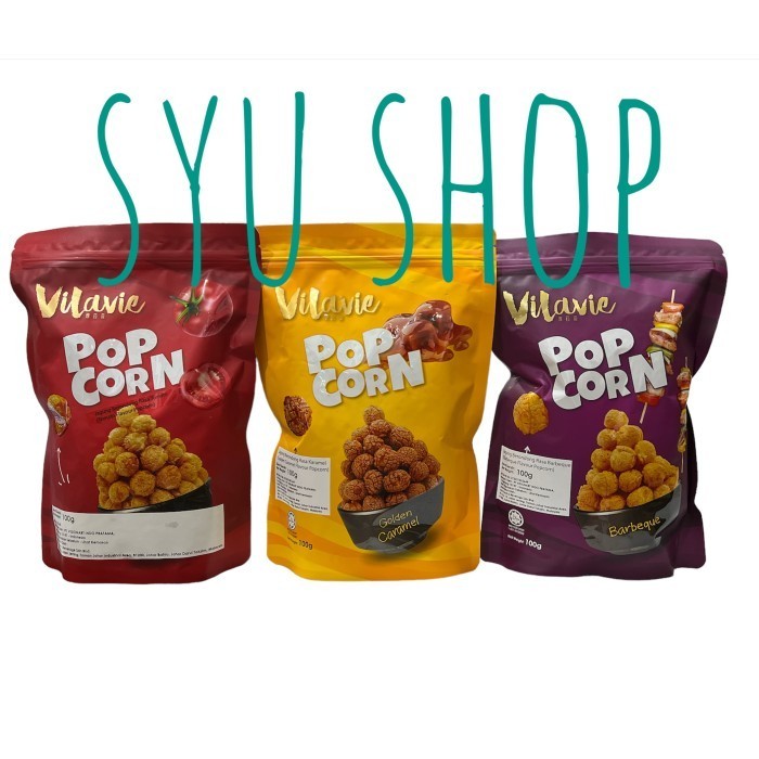 

New Vilavie popcorn pop corn premium 100gr tomato bbq caramel - Bbq