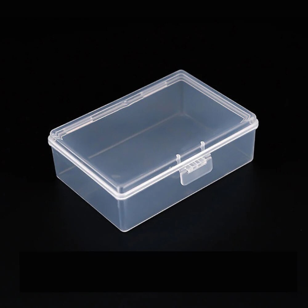 

Transparent Plastic Storage Box Korean Kpop Idol Photocards Holder Desk Storage Organizer Classification Box Stationery
