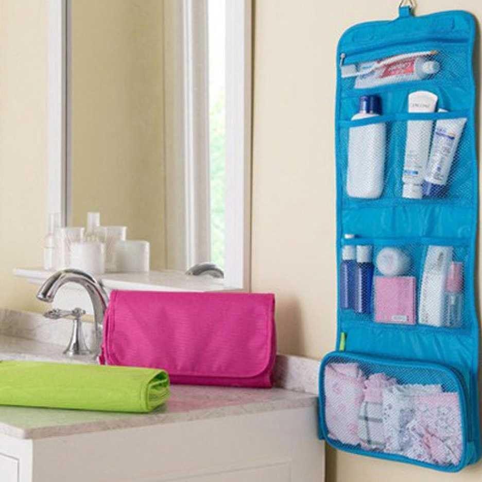 COD Tas Perlengkapan Kosmetik Make Up Dan Sabun Mandi Travel Gantung Besar