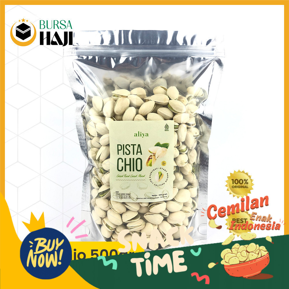 

Special Diskon Kacang Pistachio Panggang 500 Gram Oleh Oleh Haji dan Umroh Cemilan Sehat untuk Diet