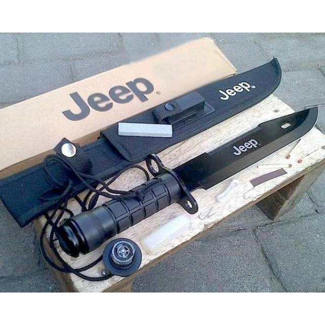 Sangkur Belati Jeep Knife JP-3008 - Pisau - Belati - Sangkur - Survival Knife JEEP - Jeep Knife