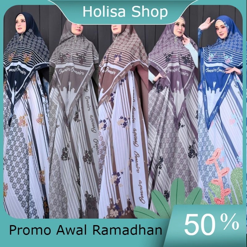 Promo Awal Ramadhan Layla Series Omeiro Syari By Zulfha Iranda Gamis Syar'i Eid Collection Ceruty Im