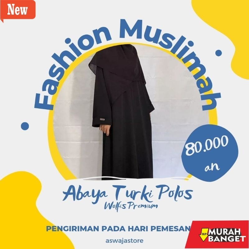 Gamis yang terbaru- (Bisa COD) Abaya Turki Polos | Abaya Arab Polos | Gamis Turki Polos | Gamis Arab