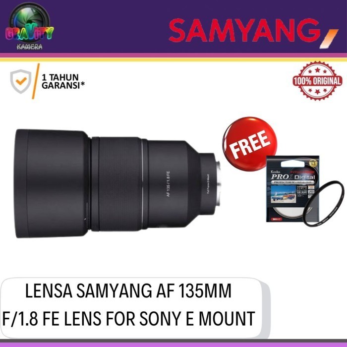 LENSA SAMYANG AF 135MM F1.8 FE / SAMYANG AF 135MM F1.8 FE