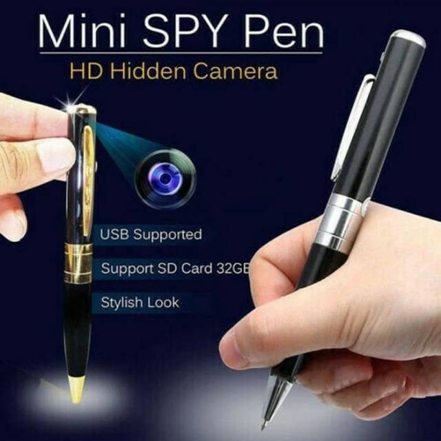 PROMO Pena perekam Suara + kamera spycam voice recorder pen sound recording spy cam  voice recording