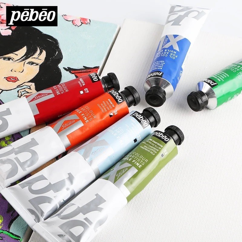 

Pebeo Studio XL Fine Oil Paint 200 ml Tube Paint Color Cat Minyak