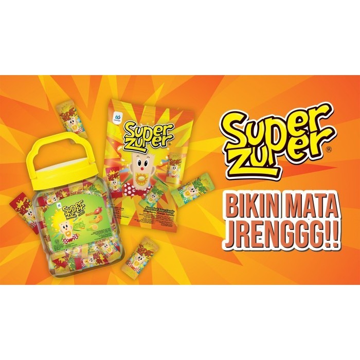 

Paket Seger Mix - Permen Super Zuper, Jagoan Neon, Split & Cola Candy