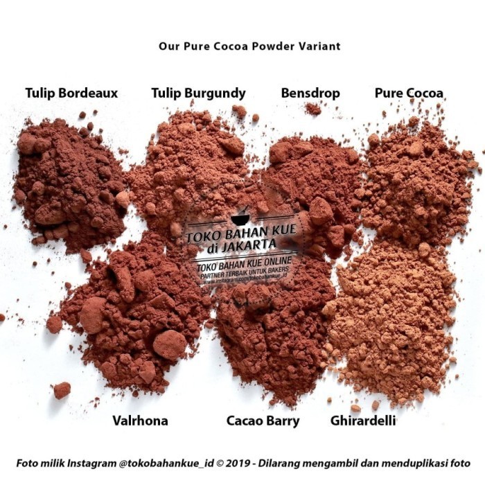 

Pure Cocoa Powder Tulip Bordeaux Chocolatier Bubuk Coklat Tulip 500gr