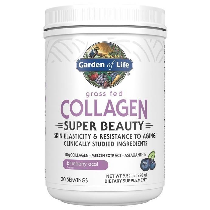 GARDEN OF LIFE Grass Fed Collagen Super Beauty 270 gram Blueberry Acai