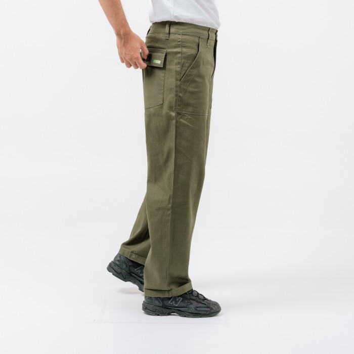 Screamous Celana Panjang Fatigue HENRIQUE ARMY - ARMY, 32