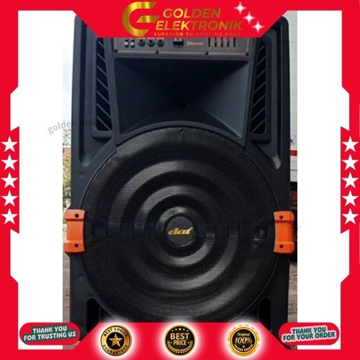 SPEAKER TROLLY DAT DT-1809 DT 1809 DT 1809 18 INCH AC/DC