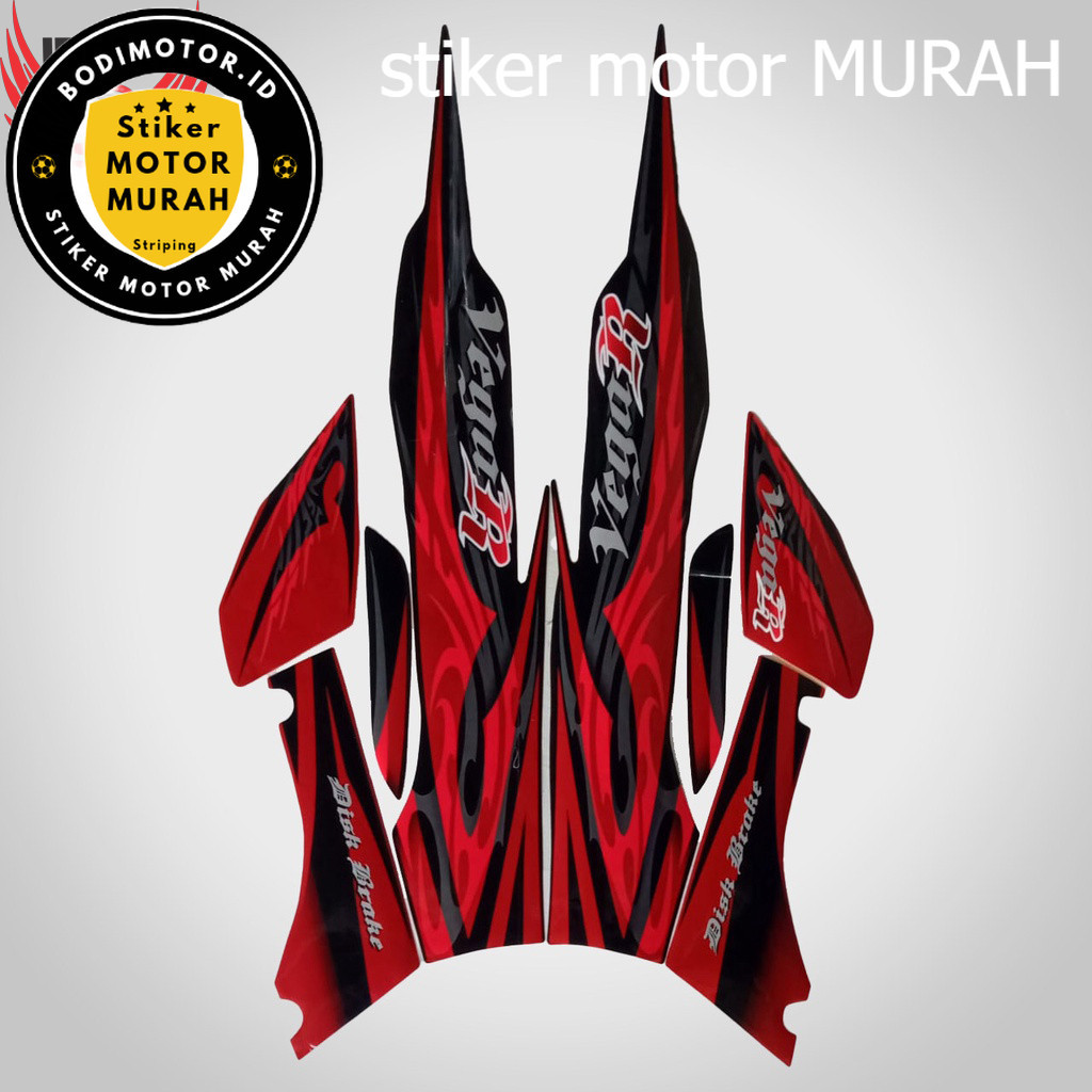 Stiker Striping Yamaha Vega R New 2008 - List Stiker Standar Vega R New 2008 - Striping Standar Vega