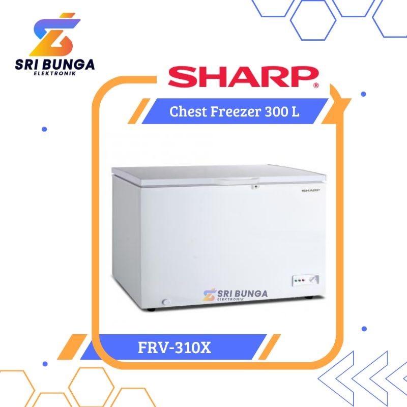 Chest Freezer SHARP FRV 310 X Freezer Box 300 Liter