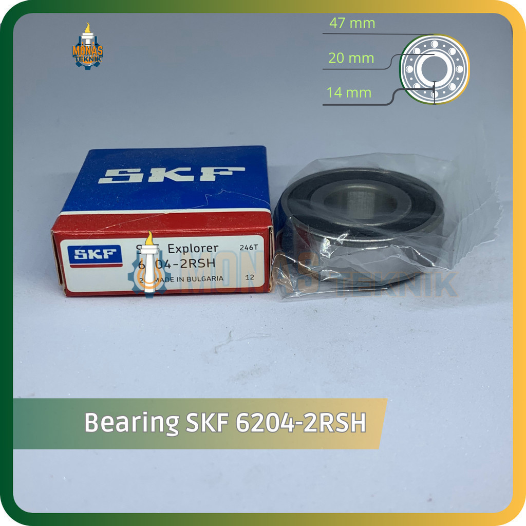 SKF 6204-2RSH KLAHER LAHER BEARING