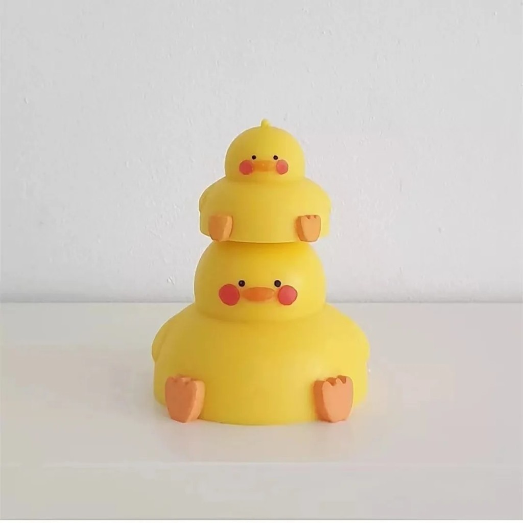 

Little Yellow Duck Aromatherapy Candle Moulds Handmade Diy Silicone Plaster Mold Cute Cartoon Duck Handmade Soap material