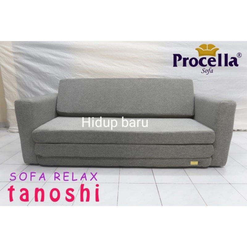 SOFA BED TANOSHI /sofabed procella / sofa bed ruang tamu / kursi mewah