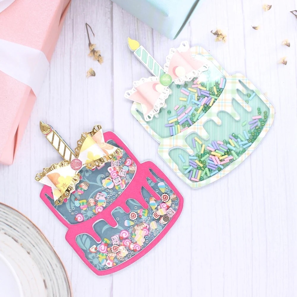 

KSCRAFT Cute Shaker Metal Cutting Dies Stencils for DIY Scrapbooking Decorative Embossing DIY Paper Cards