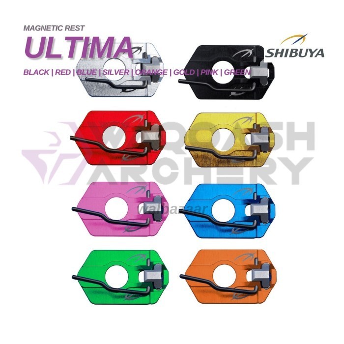 SHIBUYA ULTIMA ARROW REST Magnetic Stainless Steel Recurve Convertible